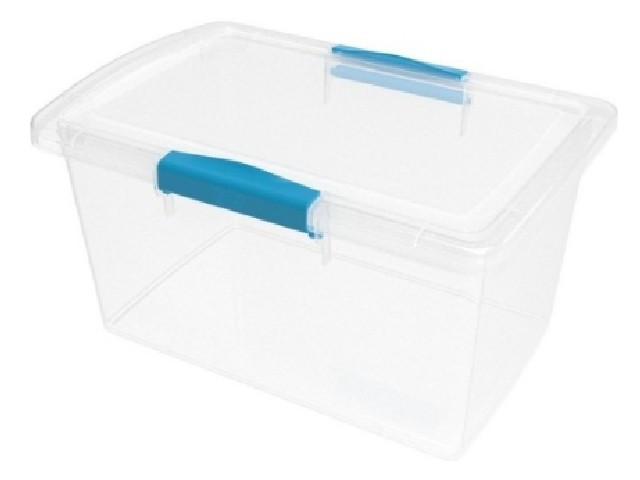 Ящик для хранения Laconic mini пластиковый прозрачный с защелками 3,7 л 2496
